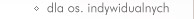 meble dla osb indywidualnych