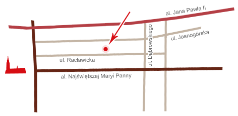 mapka dojazdowa